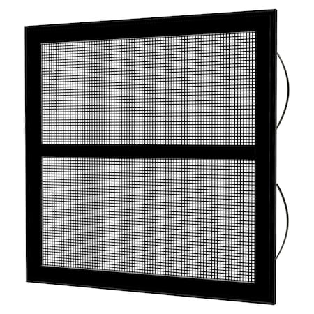 Ritescreen 28 in W x 30 in H Double-Hung Window Screen, DH2, BetterVue Mesh, Black DH2-L48-MSBV-L00-H30-W28
